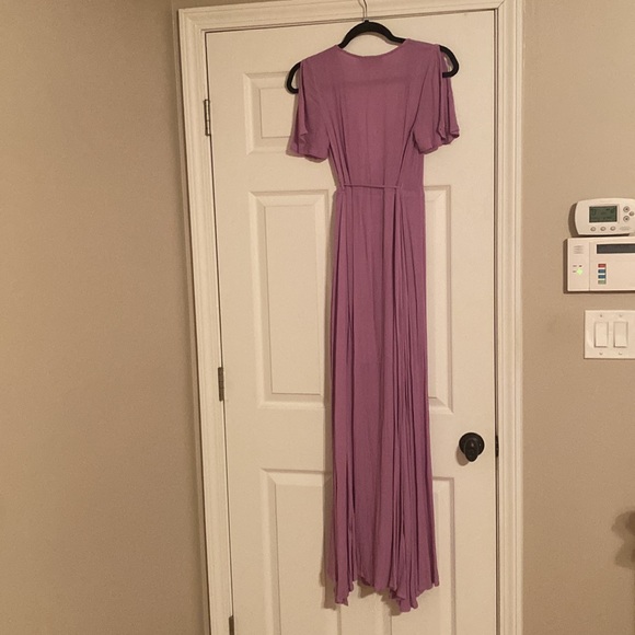 Purple wrap maxi - Picture 3 of 3